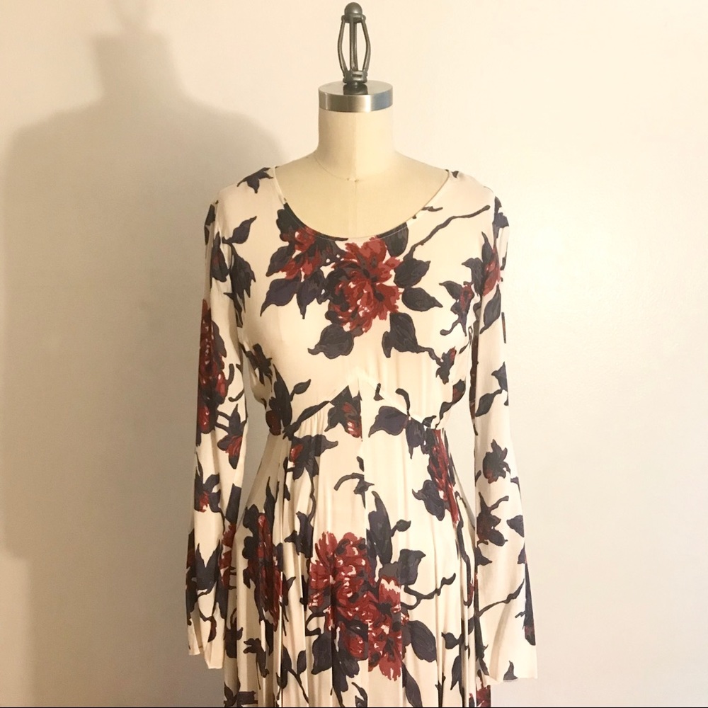 Free people floral maxi dress